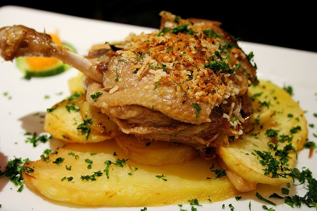 A duck confit